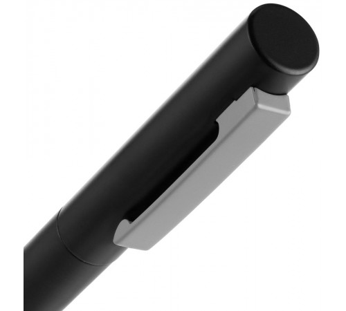 Ручка шариковая Inkolor, черная с серым Ручка шариковая Inkolor, черная с серым