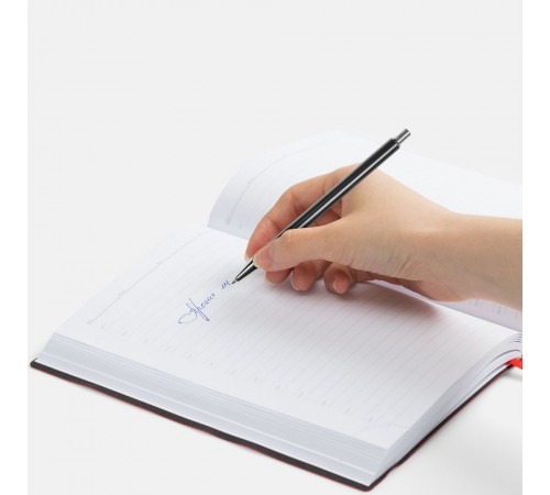 Ручка шариковая Slim Beam, черная Ручка шариковая Slim Beam, черная