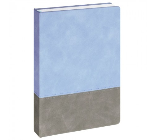 Ежедневник Horizon, недатированный, серый с голубым