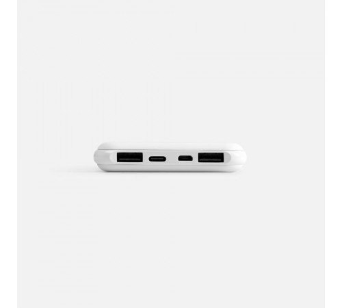 Аккумулятор с беспроводной зарядкой All Day Wireless, 10000 мАч, белый