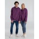Толстовка с капюшоном унисекс Hoodie, фиолетовый меланж