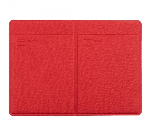 Обложка для автодокументов Devon Light, красная