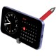 Ручка шариковая Standic с подставкой для телефона, красная