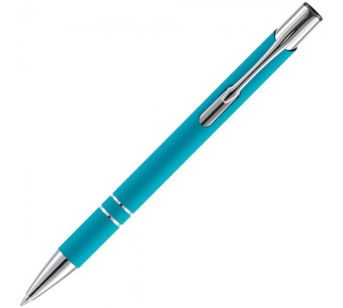 Ручка шариковая Keskus Soft Touch, бирюзовая Ручка шариковая Keskus Soft Touch, бирюзовая