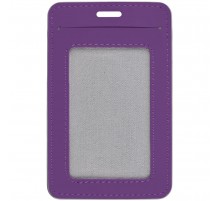 Чехол для пропуска Shall Simple, фиолетовый