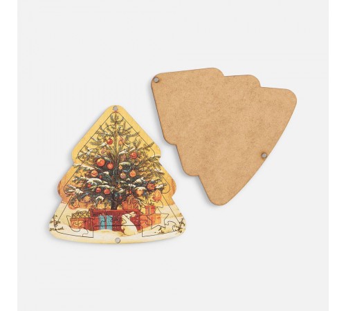 Пазл фигурный «Елочка»