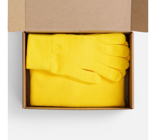 Набор Knit Warm, желтый