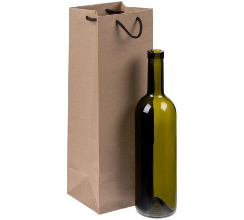 Пакет под бутылку Vindemia, крафт Пакет под бутылку Vindemia, крафт