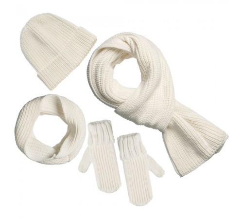 Шарф Nordkyn, белый (молочный)