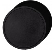 Лейбл из ПВХ с липучкой Menteqo Round, черный
