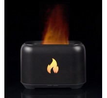 Увлажнитель-ароматизатор Fire Flick с имитацией пламени, черный