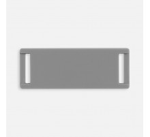 Лейбл из ПВХ Kova, серый