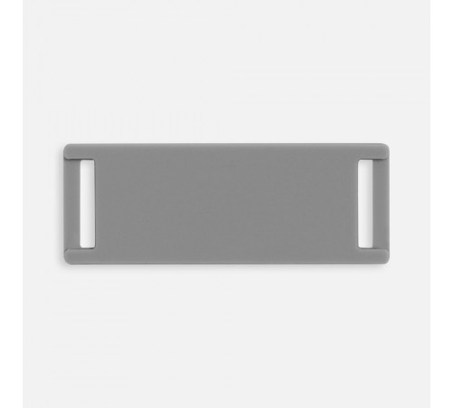 Лейбл из ПВХ Kova, серый