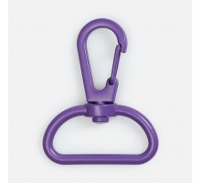 Застежка-карабин Snap Hook, L, фиолетовая