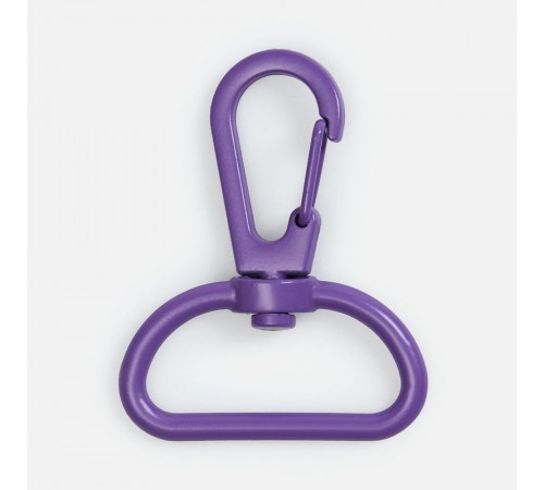 Застежка-карабин Snap Hook, L, фиолетовая