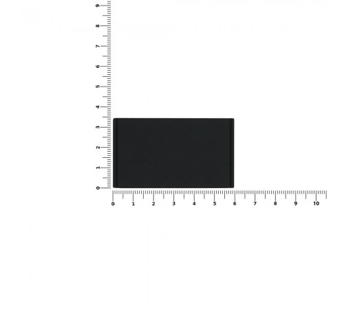 Лейбл из ПВХ Dzeta, M, черный