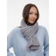 Шарф Bellish, светло-серый меланж