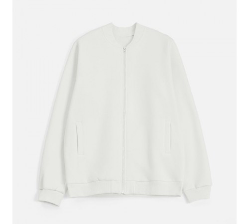 Бомбер унисекс Estado, молочно-белый