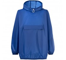 Дождевик-анорак Alatau, укороченный, синий, единый размер