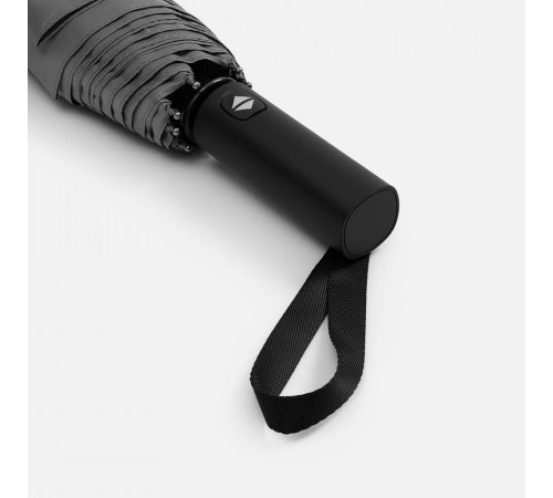 Зонт складной Smooth Move с плавным закрытием, серый