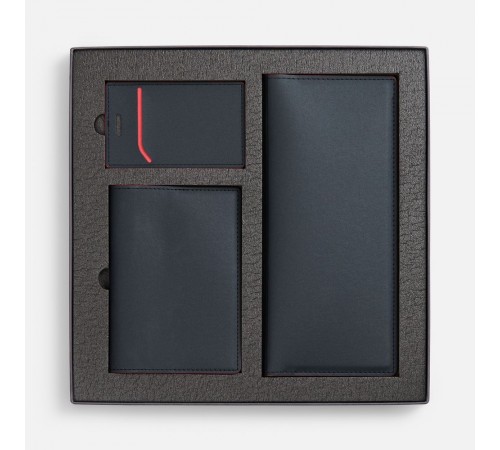 Набор Multimo Simple, черный с красным