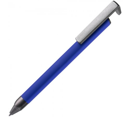 Ручка шариковая Standic с подставкой для телефона, синяя Ручка шариковая Standic с подставкой для телефона, синяя