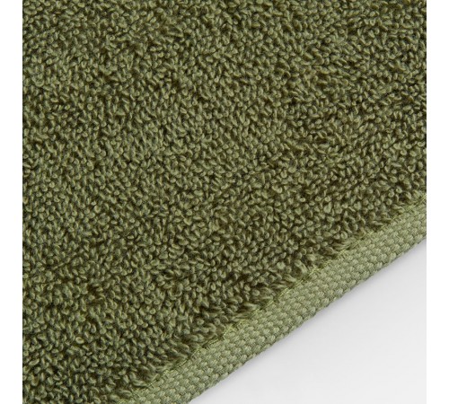 Полотенце махровое Terrychic, среднее, зеленое