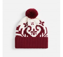 Шапка Wintertude, красная с белым