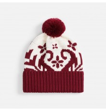 Шапка Wintertude, красная с белым