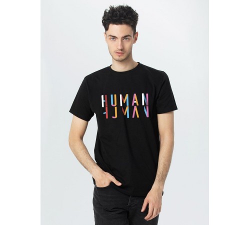 Футболка Human, черная