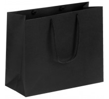 Пакет бумажный Porta S, горизонтальный, черный