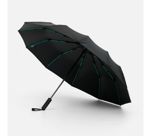 Зонт складной с УФ-защитой Ribstar, черный