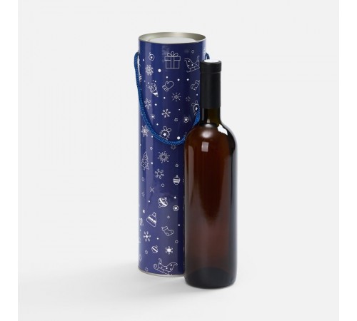 Тубус для бутылки Snowlace, синий