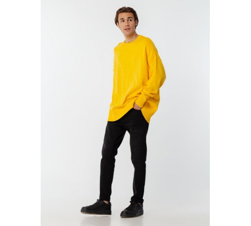 Джемпер оверсайз унисекс Stated в сумке, желтый