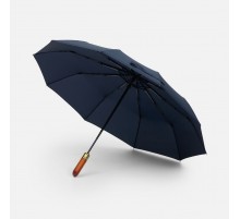 Зонт складной Cloudburst в подарочной упаковке, темно-синий