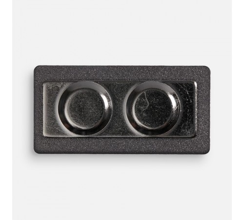 Значок Magnet Matto, серый металлик