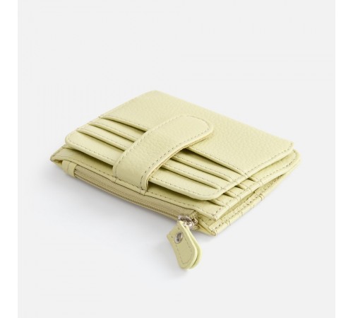 Картхолдер на молнии Unison, светло-зеленый