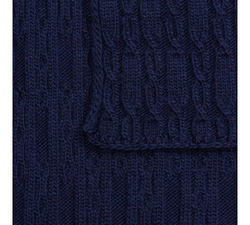 Плед Knitline, темно-синий (сапфир)