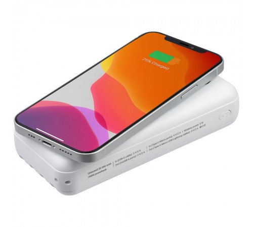 Внешний аккумулятор Omni XL 20000 мАч, белый