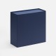 Коробка складная Quadra Fold, темно-синяя