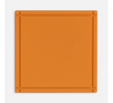 Лейбл из ПВХ Dzeta, L, оранжевый