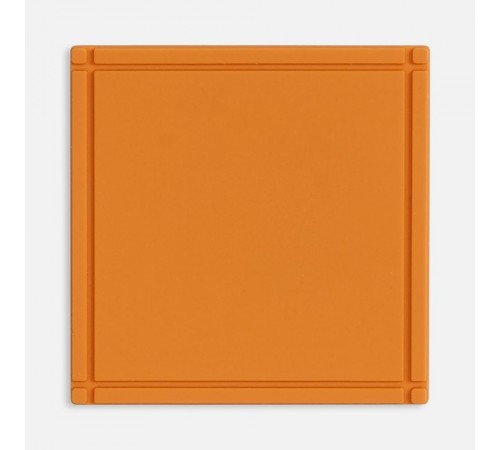 Лейбл из ПВХ Dzeta, L, оранжевый