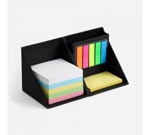 Настольный набор со стикерами Mnemonic ver.2, черный