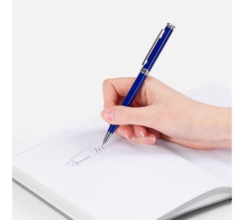 Ручка шариковая Finn Chrome, синяя