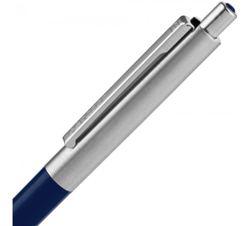 Ручка шариковая Senator Point Metal, ver.2, темно-синяя