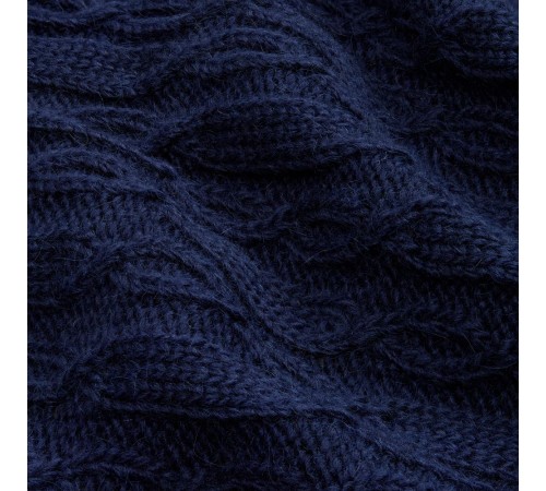 Плед Knitline, темно-синий (сапфир)