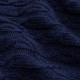 Плед Knitline, темно-синий (сапфир)