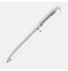 Ручка шариковая Euro Chrome, белая