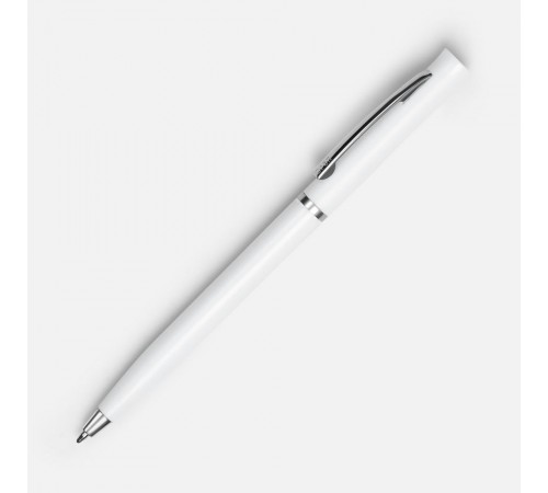 Ручка шариковая Euro Chrome, белая