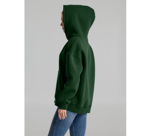 Худи Kulonga Oversize, темно-зеленое